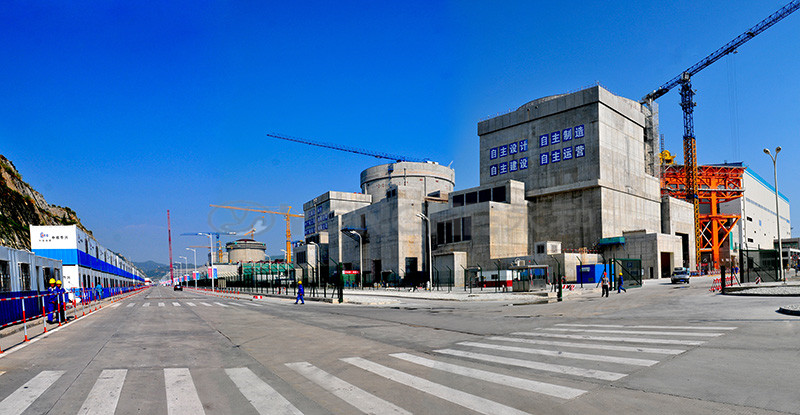 陽江核電廠建設(shè)現(xiàn)場(chǎng)